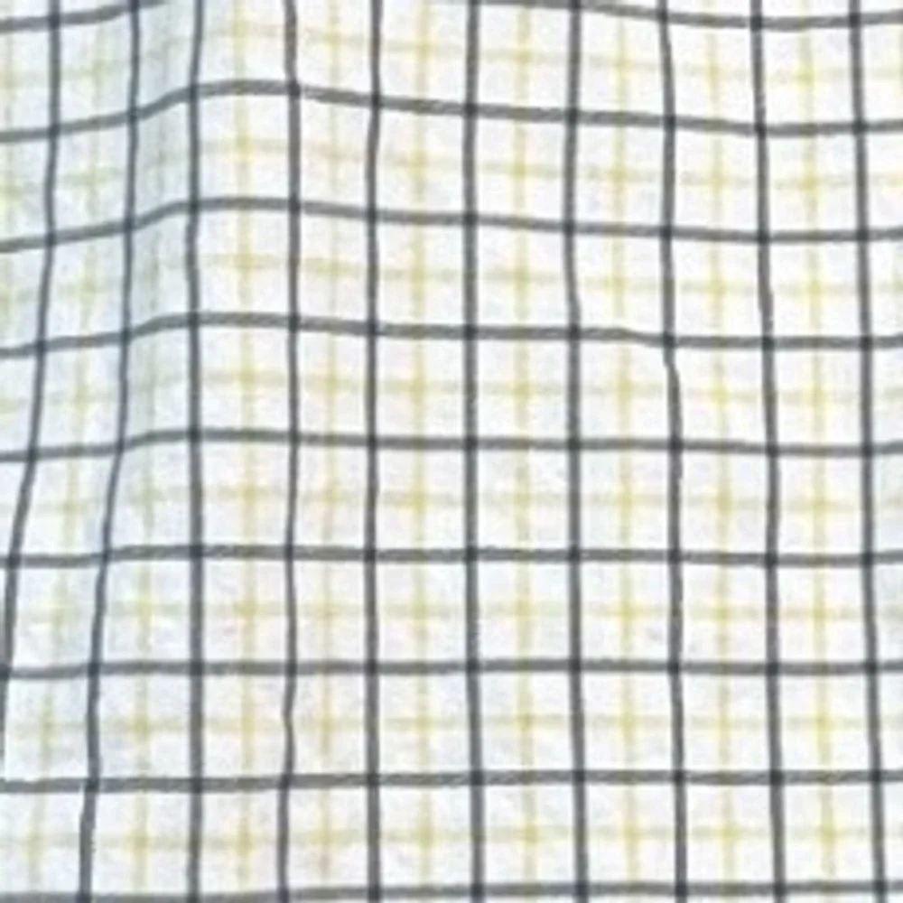 Polo Ralph Lauren Mens XL Button Down Shirt Yellow Navy Blue Grid Check Long Slv
